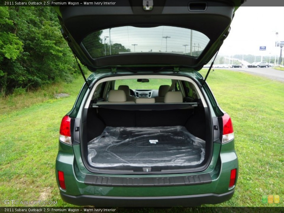 Warm Ivory Interior Trunk for the 2011 Subaru Outback 2.5i Premium Wagon #52437042