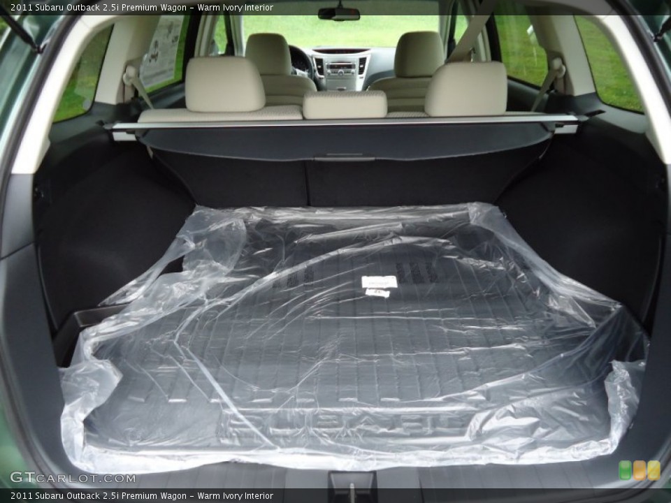 Warm Ivory Interior Trunk for the 2011 Subaru Outback 2.5i Premium Wagon #52437051
