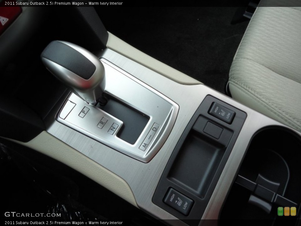Warm Ivory Interior Transmission for the 2011 Subaru Outback 2.5i Premium Wagon #52437084