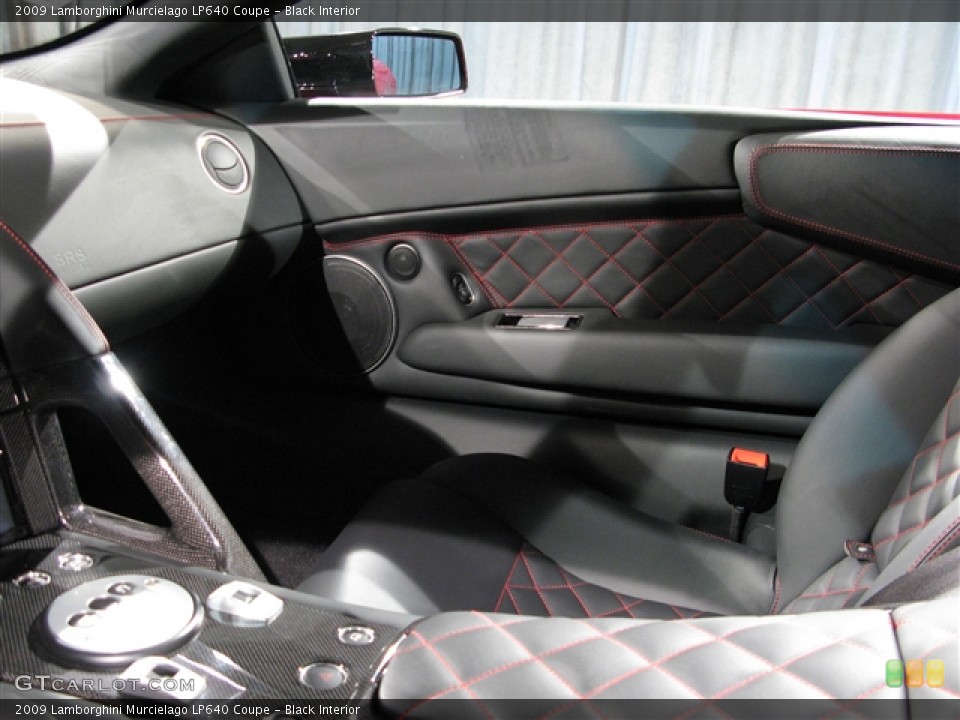 Black Interior Photo for the 2009 Lamborghini Murcielago LP640 Coupe #524386