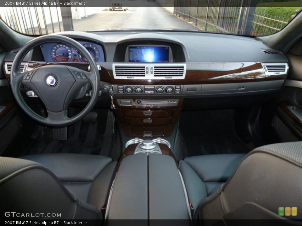 Black Interior Dashboard for the 2007 BMW 7 Series Alpina B7 #52439020