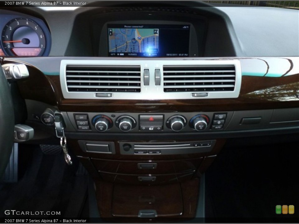 Black Interior Controls for the 2007 BMW 7 Series Alpina B7 #52439065