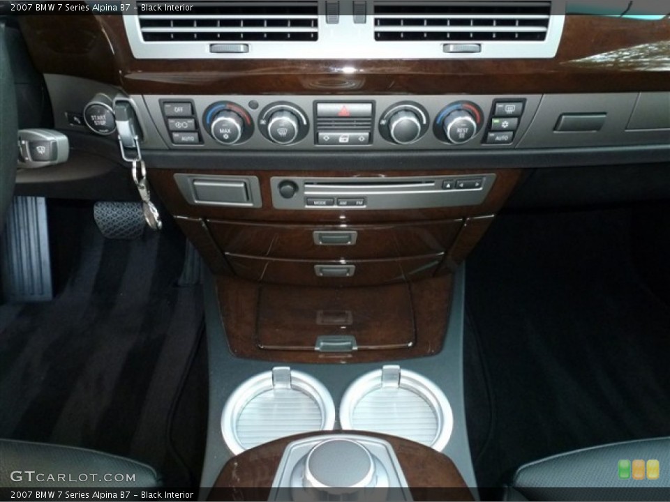 Black Interior Controls for the 2007 BMW 7 Series Alpina B7 #52439095