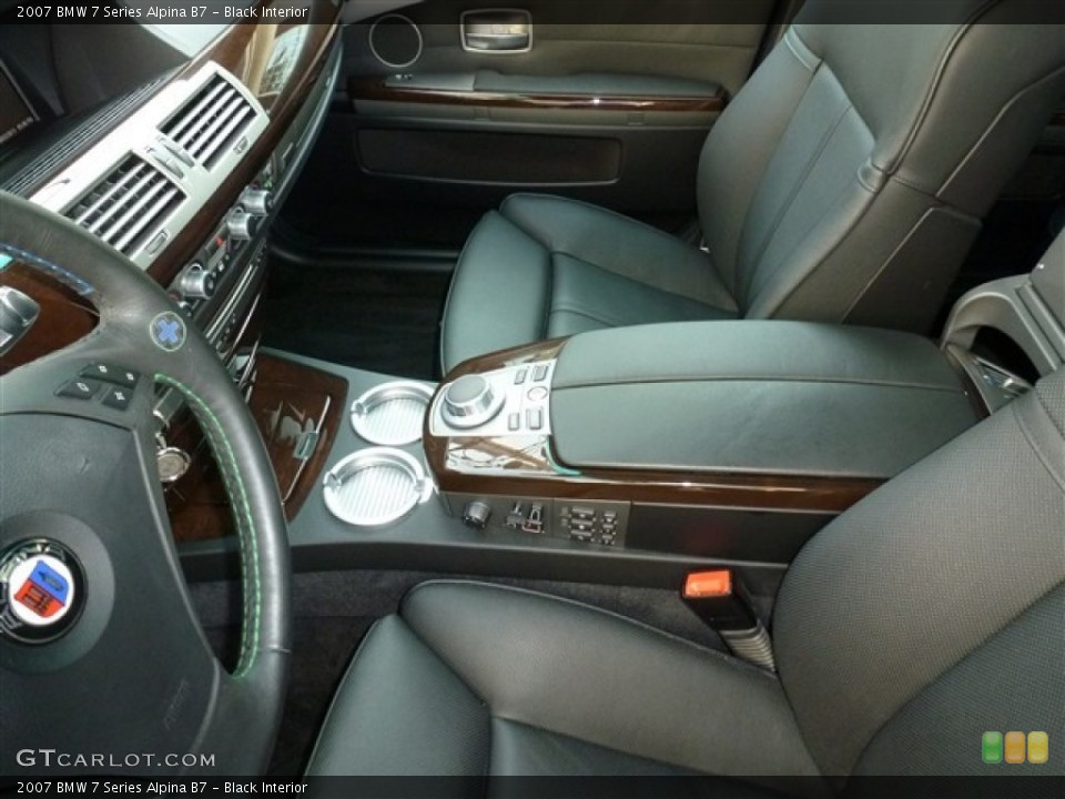 Black Interior Photo for the 2007 BMW 7 Series Alpina B7 #52439110