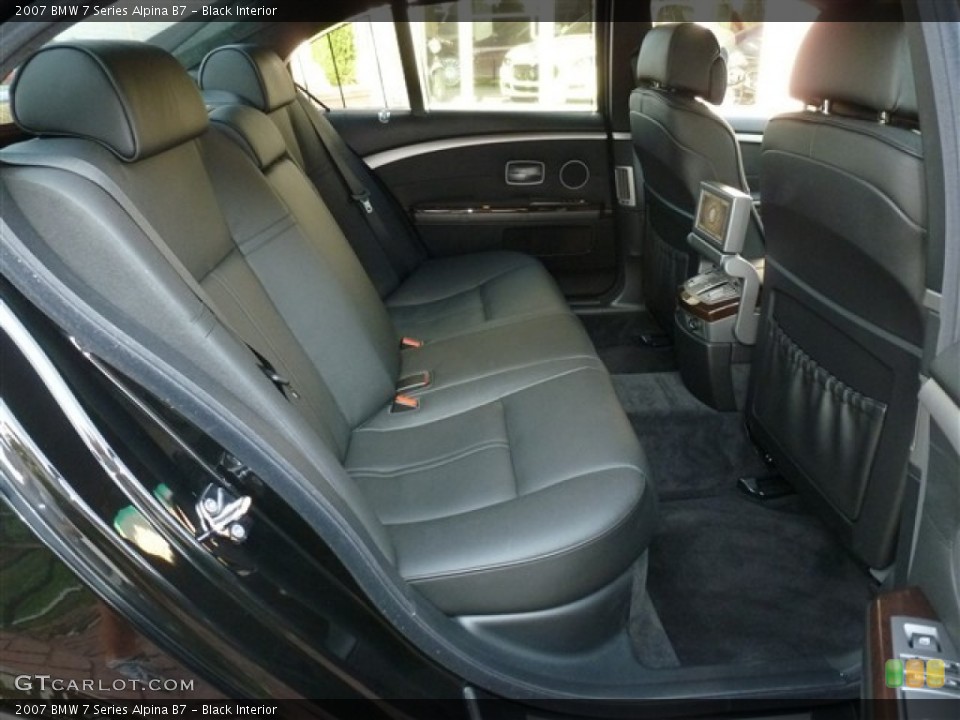 Black Interior Photo for the 2007 BMW 7 Series Alpina B7 #52439158