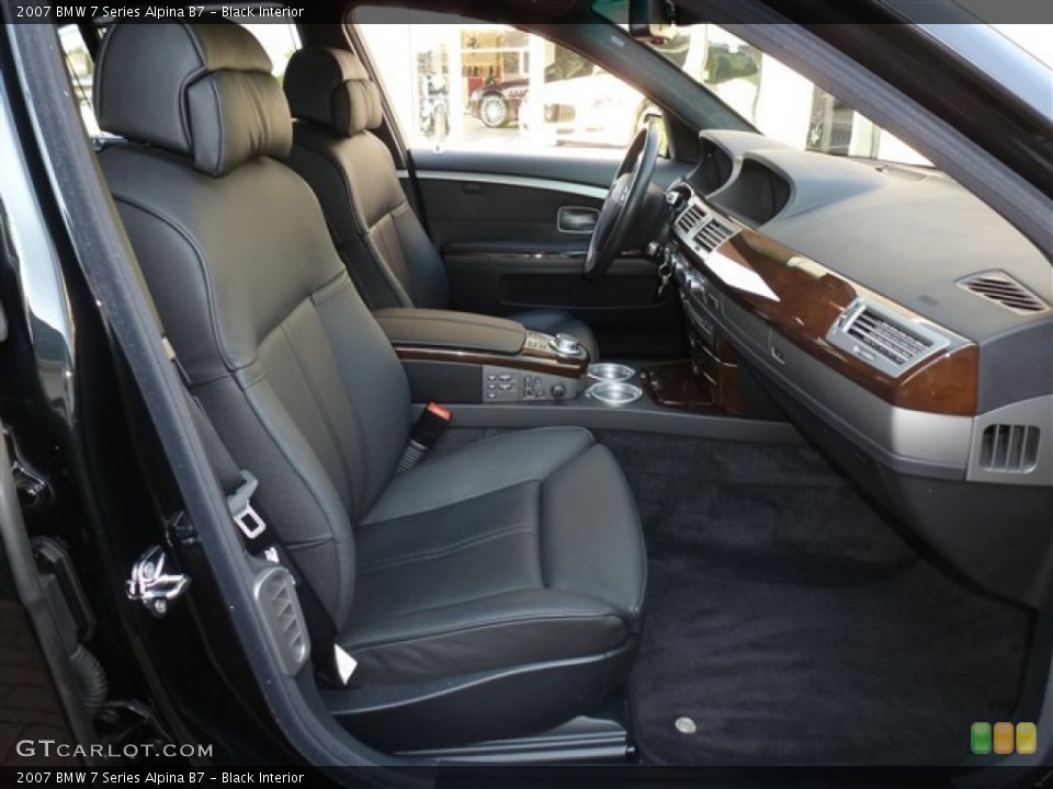 Black Interior Photo for the 2007 BMW 7 Series Alpina B7 #52439170
