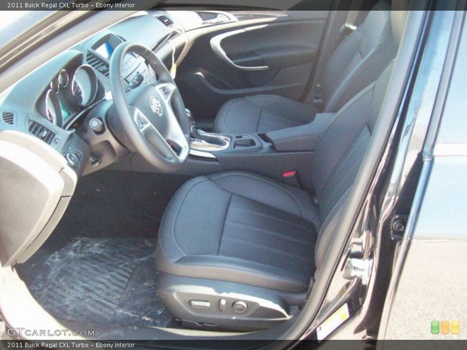 Ebony Interior Photo for the 2011 Buick Regal CXL Turbo #52439455