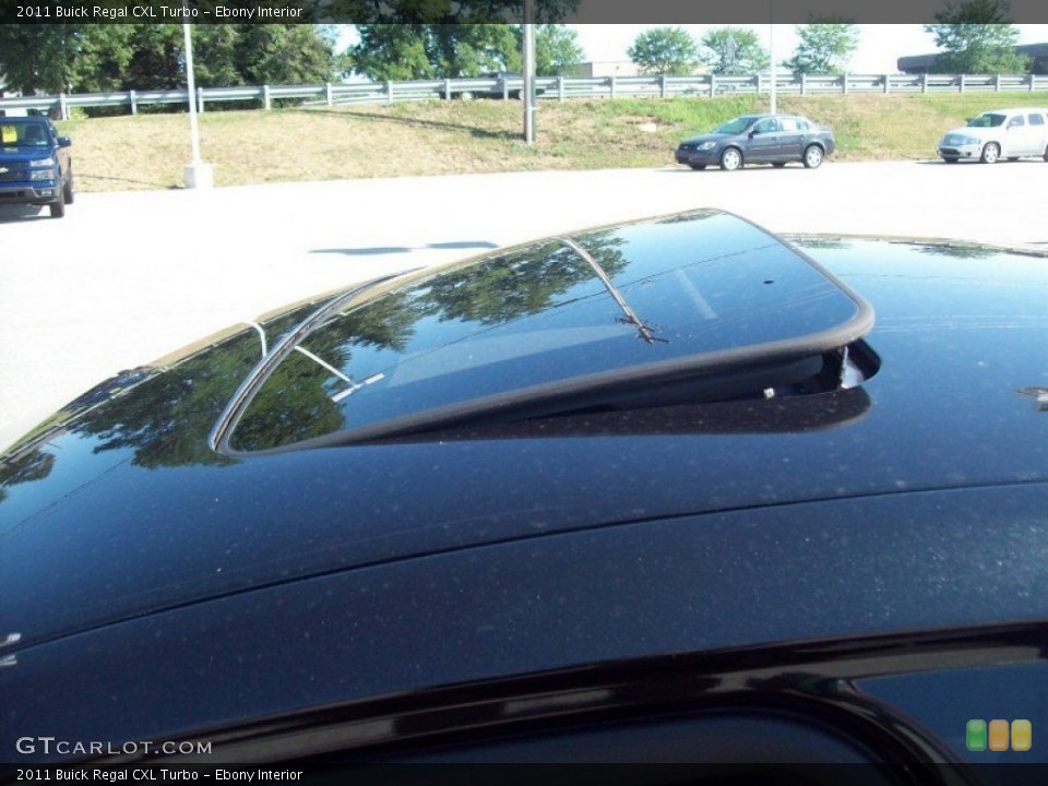 Ebony Interior Sunroof for the 2011 Buick Regal CXL Turbo #52439530