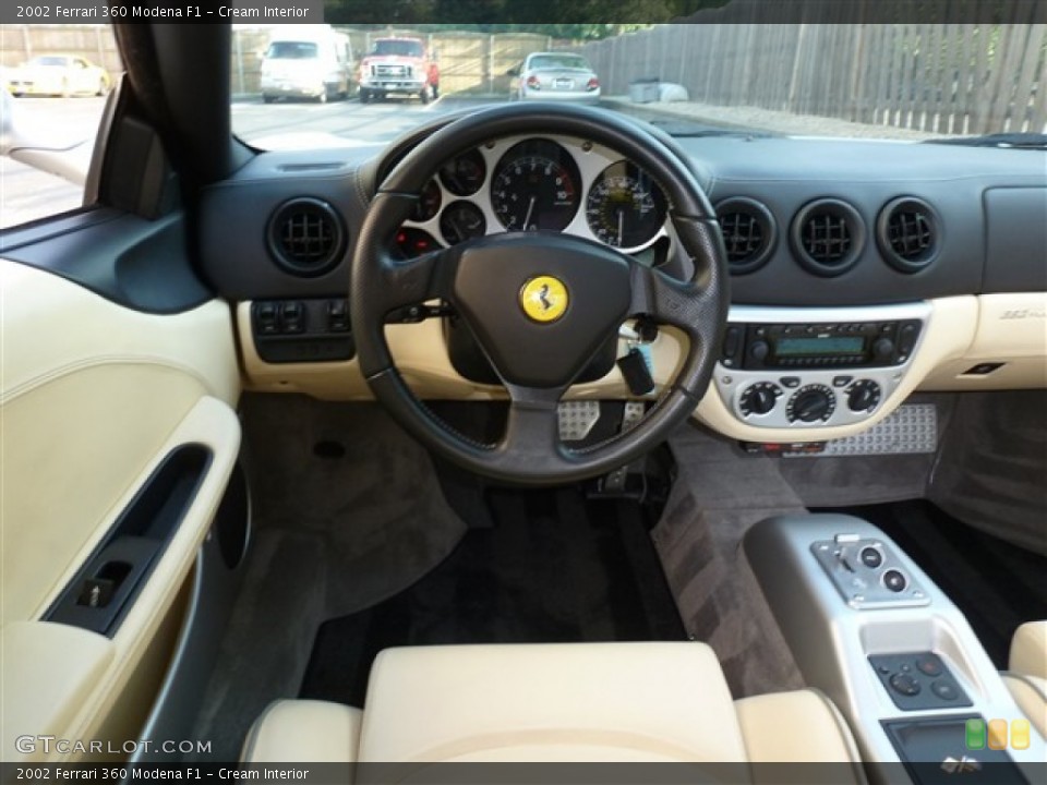 Cream Interior Dashboard for the 2002 Ferrari 360 Modena F1 #52439581