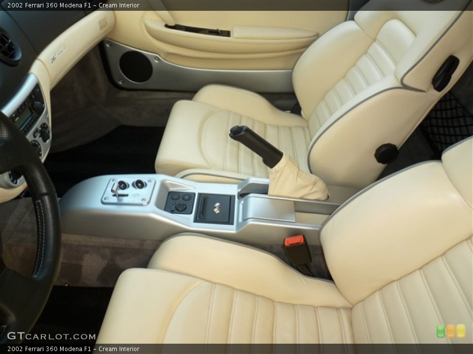 Cream Interior Photo for the 2002 Ferrari 360 Modena F1 #52439650