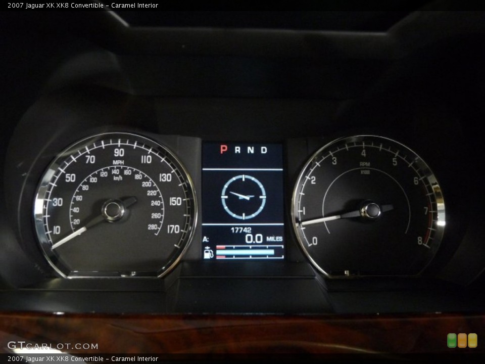 Caramel Interior Gauges for the 2007 Jaguar XK XK8 Convertible #52440835