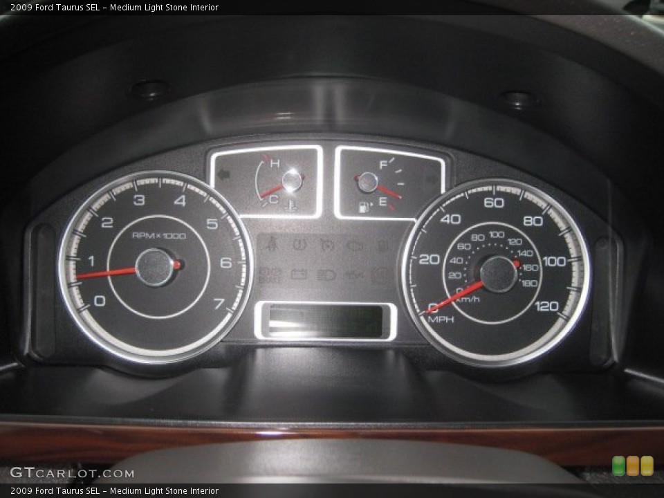 Medium Light Stone Interior Gauges for the 2009 Ford Taurus SEL #52441090
