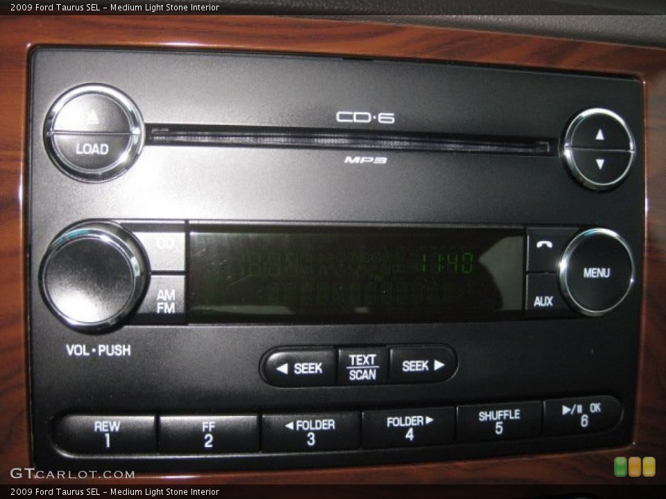 Medium Light Stone Interior Controls for the 2009 Ford Taurus SEL #52441120