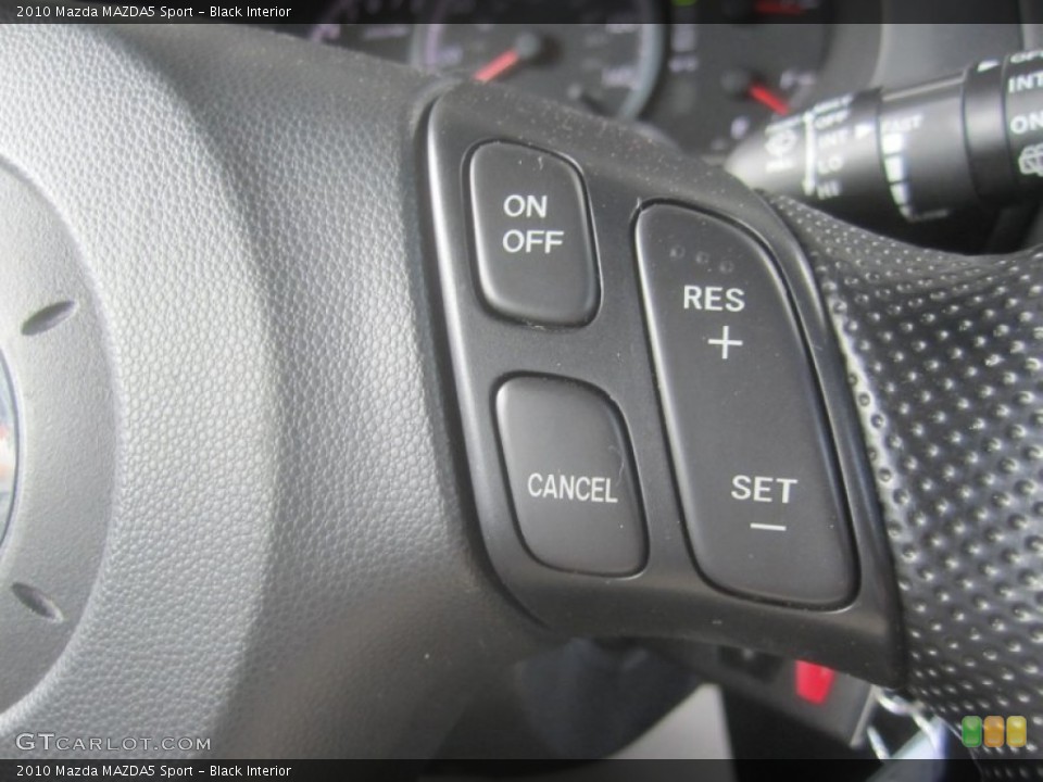 Black Interior Controls for the 2010 Mazda MAZDA5 Sport #52441420