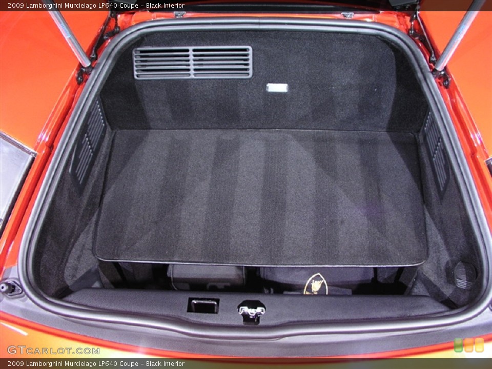 Black Interior Trunk for the 2009 Lamborghini Murcielago LP640 Coupe #524421