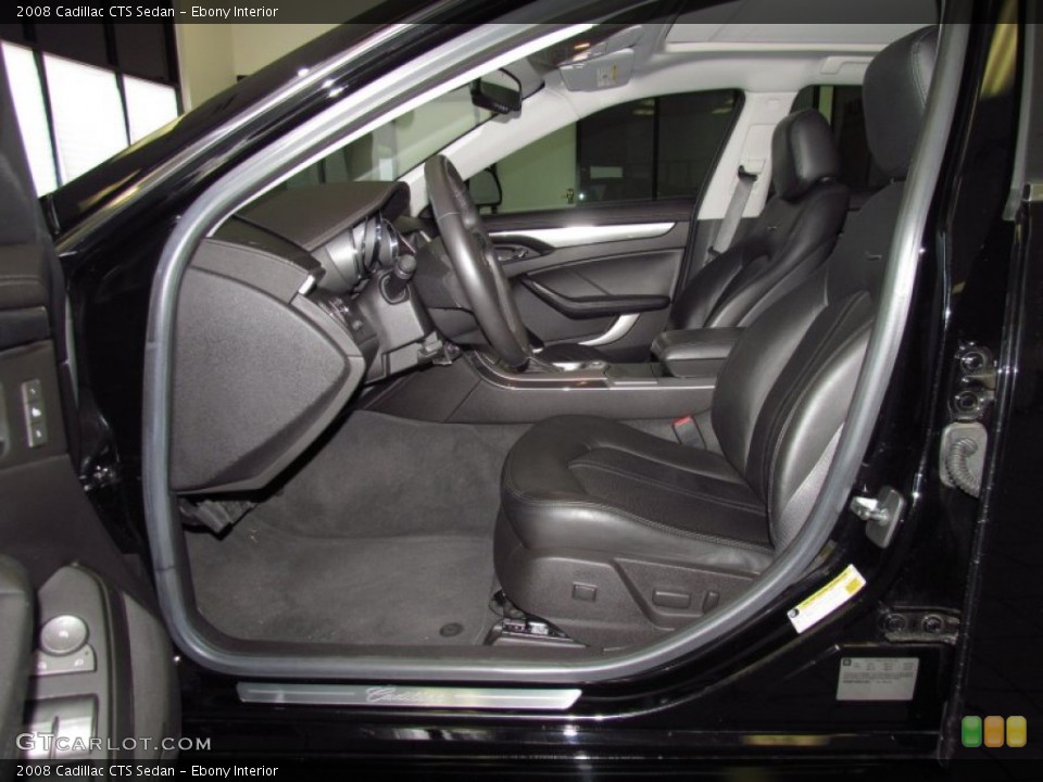 Ebony Interior Photo for the 2008 Cadillac CTS Sedan #52443718