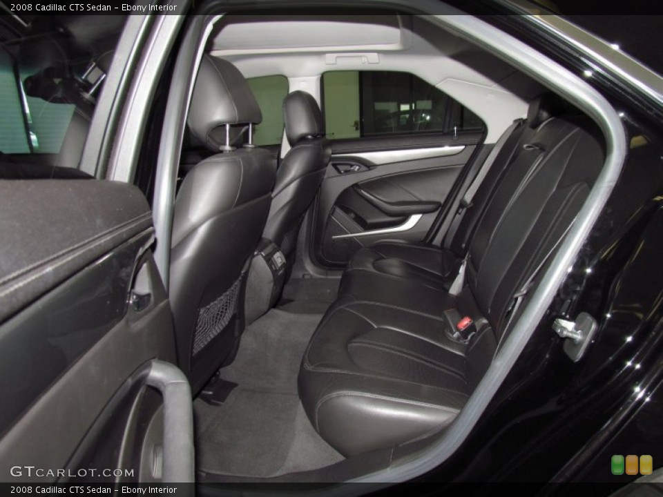 Ebony Interior Photo for the 2008 Cadillac CTS Sedan #52443751