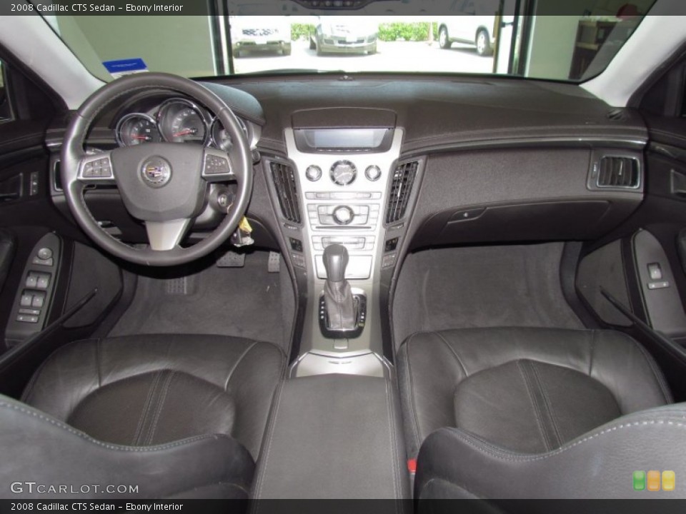 Ebony Interior Dashboard for the 2008 Cadillac CTS Sedan #52443778