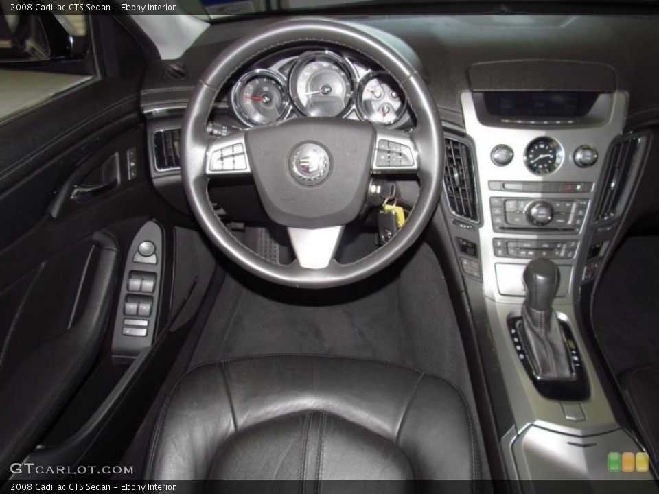 Ebony Interior Dashboard for the 2008 Cadillac CTS Sedan #52443787