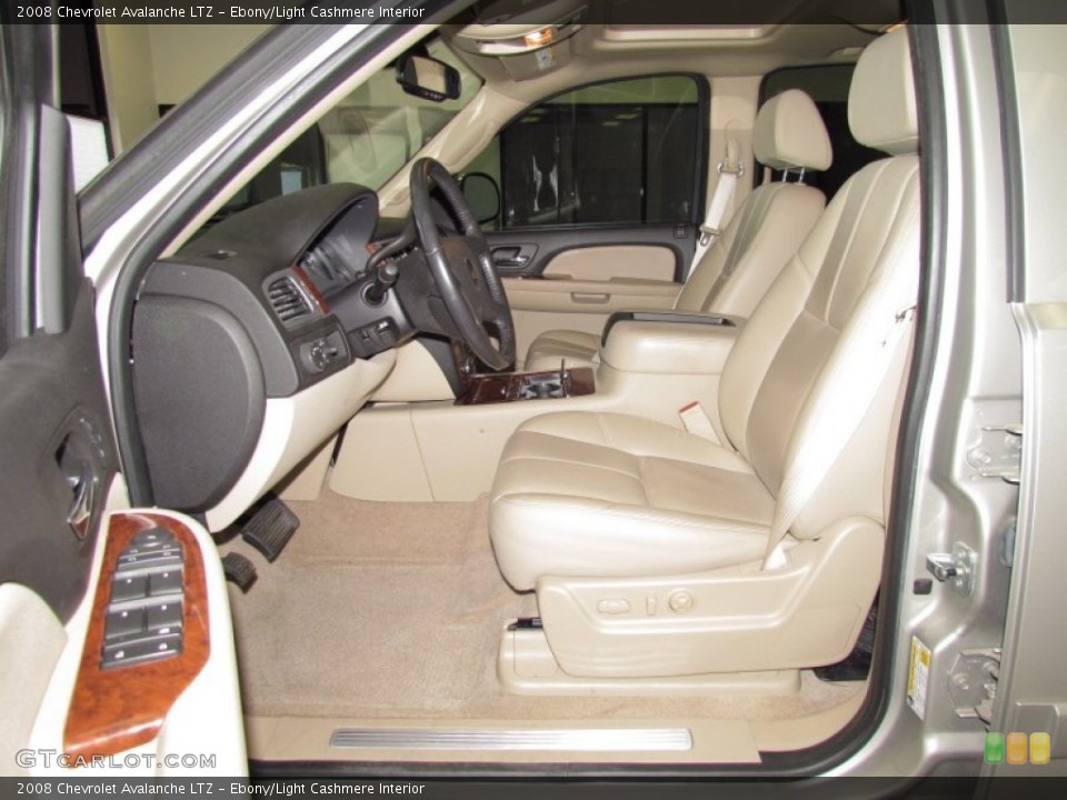 Ebony/Light Cashmere Interior Photo for the 2008 Chevrolet Avalanche LTZ #52443922