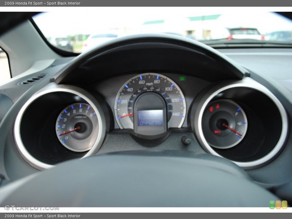 Sport Black Interior Gauges for the 2009 Honda Fit Sport #52444144
