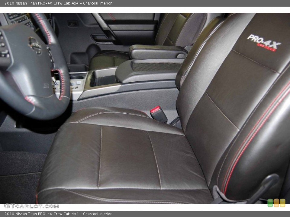 Charcoal Interior Photo for the 2010 Nissan Titan PRO-4X Crew Cab 4x4 #52444936