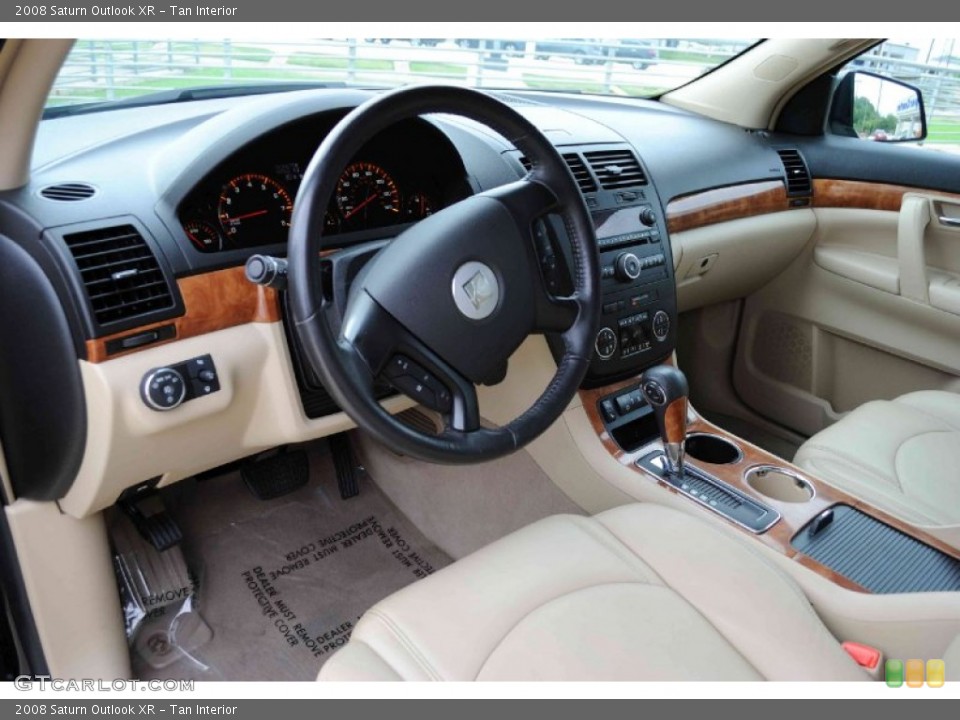 Tan Interior Prime Interior for the 2008 Saturn Outlook XR #52444939