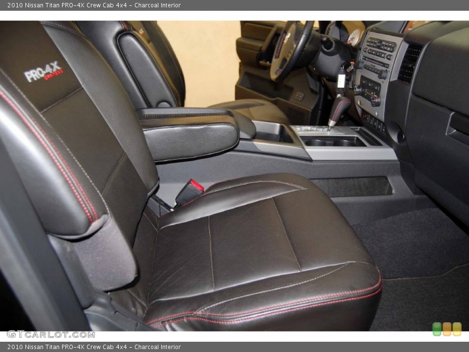 Charcoal Interior Photo for the 2010 Nissan Titan PRO-4X Crew Cab 4x4 #52445065
