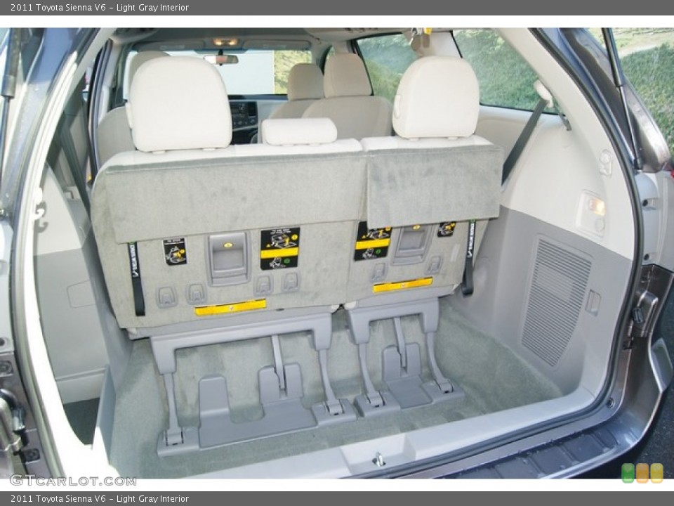 Light Gray Interior Trunk for the 2011 Toyota Sienna V6 #52445176
