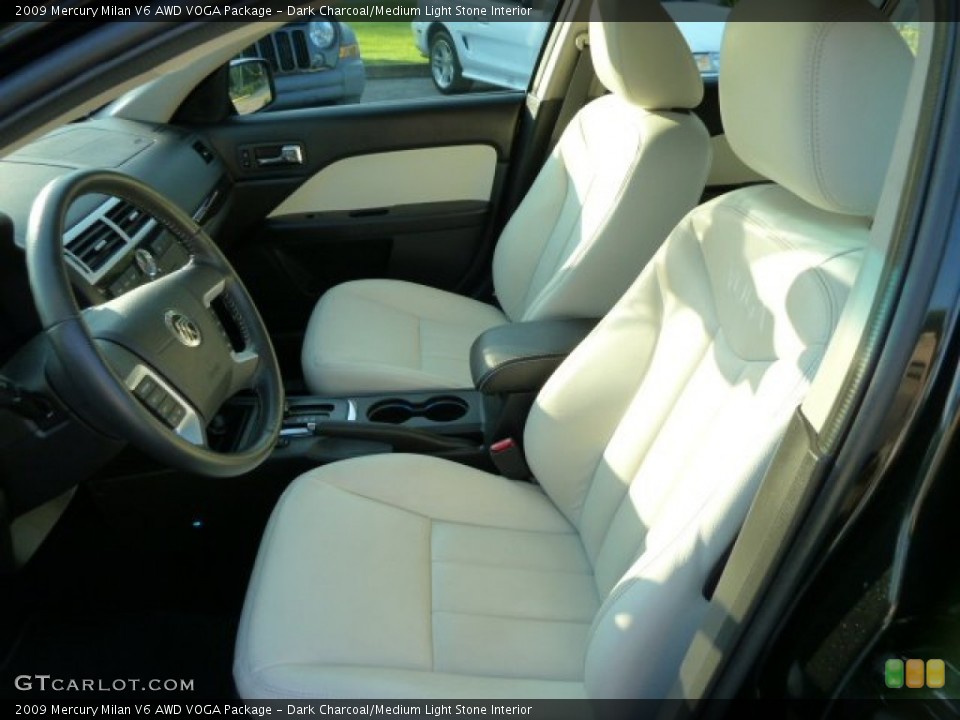 Dark Charcoal/Medium Light Stone Interior Photo for the 2009 Mercury Milan V6 AWD VOGA Package #52445716