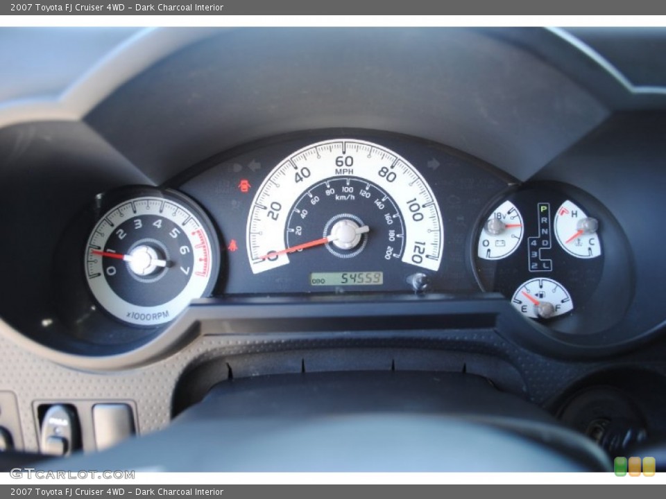 Dark Charcoal Interior Gauges for the 2007 Toyota FJ Cruiser 4WD #52445731