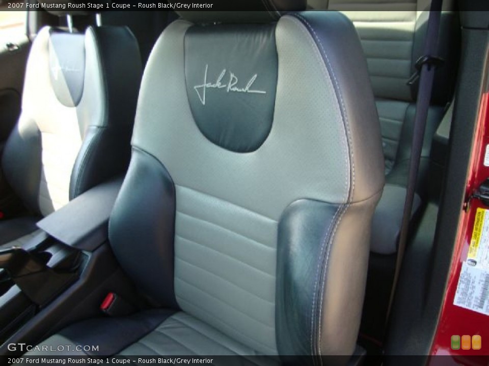 Roush Black/Grey Interior Photo for the 2007 Ford Mustang Roush Stage 1 Coupe #52447525