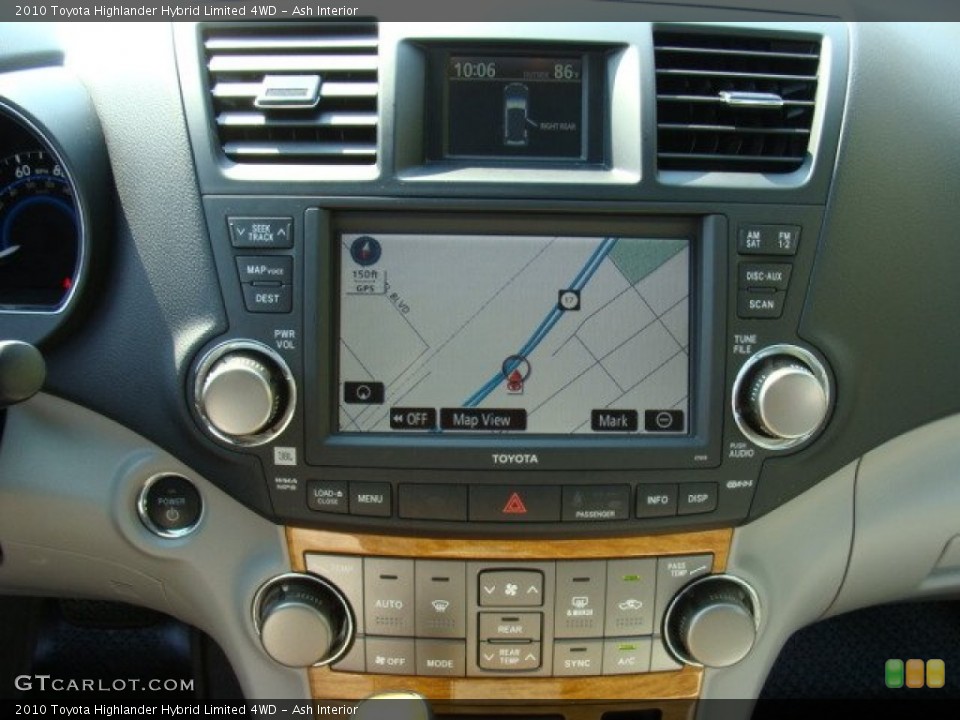 Ash Interior Navigation for the 2010 Toyota Highlander Hybrid Limited 4WD #52447975