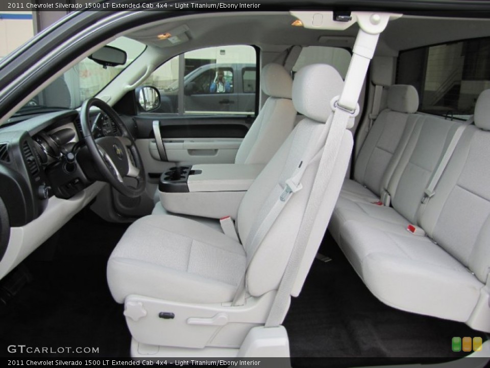 Light Titanium/Ebony Interior Photo for the 2011 Chevrolet Silverado 1500 LT Extended Cab 4x4 #52449058