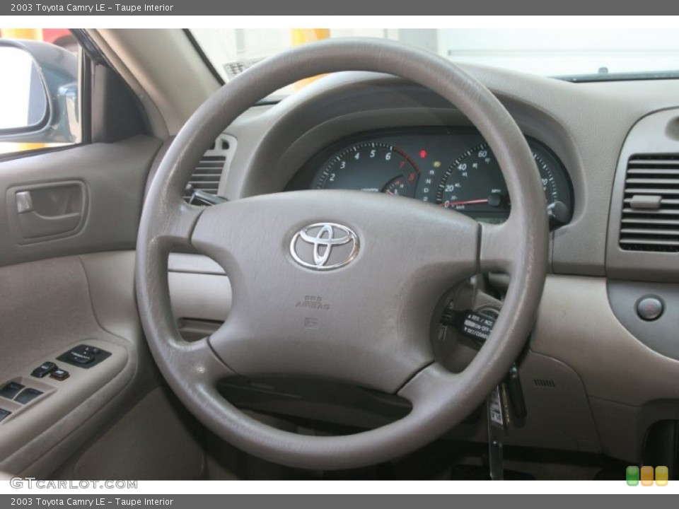 Taupe Interior Steering Wheel for the 2003 Toyota Camry LE #52449695