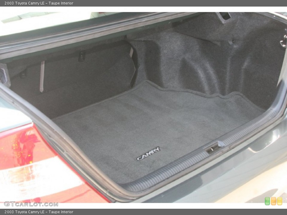 Taupe Interior Trunk for the 2003 Toyota Camry LE #52449709