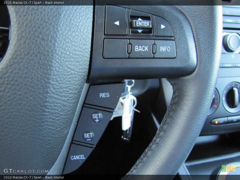 Black Interior Controls for the 2010 Mazda CX-7 i Sport #52449784