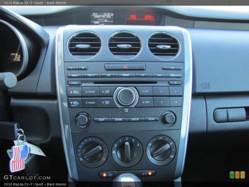 Black Interior Controls for the 2010 Mazda CX-7 i Sport #52449820