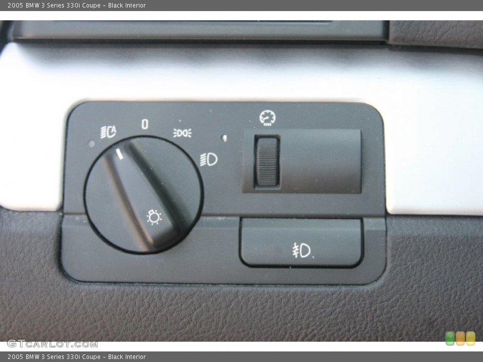 Black Interior Controls for the 2005 BMW 3 Series 330i Coupe #52450081