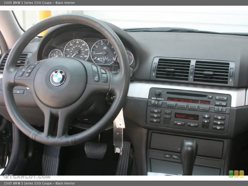 Black Interior Dashboard for the 2005 BMW 3 Series 330i Coupe #52450093
