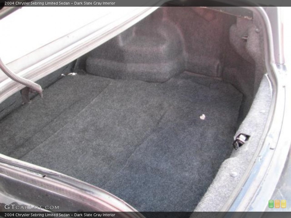 Dark Slate Gray Interior Trunk for the 2004 Chrysler Sebring Limited Sedan #52450171