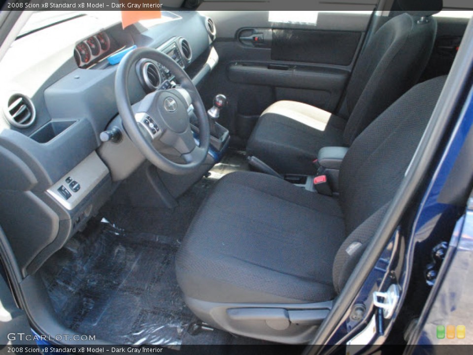 Dark Gray Interior Photo for the 2008 Scion xB  #52450441