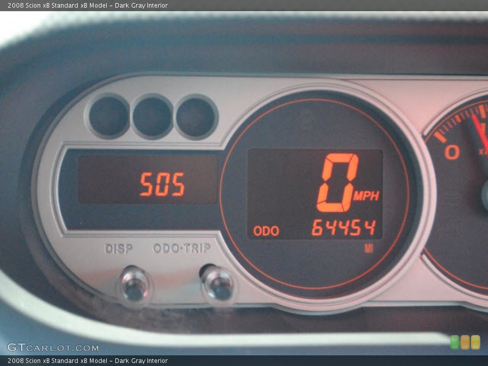 Dark Gray Interior Gauges for the 2008 Scion xB  #52450465