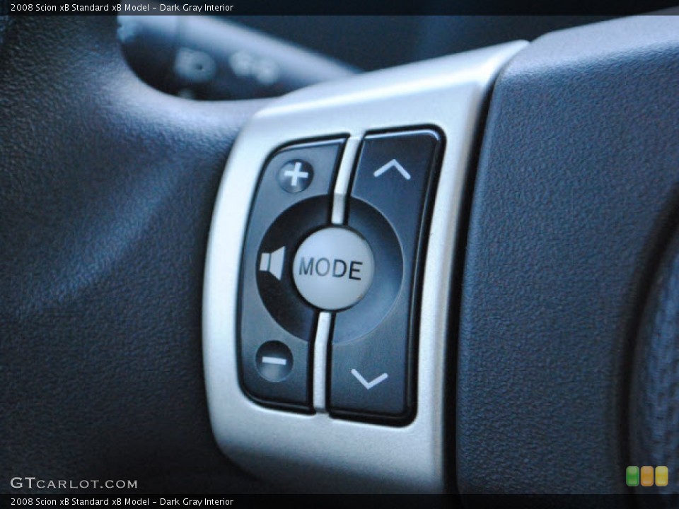Dark Gray Interior Controls for the 2008 Scion xB  #52450528