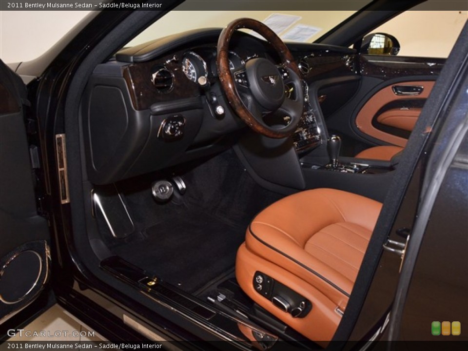 Saddle/Beluga Interior Photo for the 2011 Bentley Mulsanne Sedan #52454603