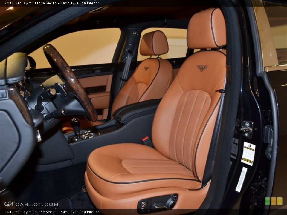 Saddle/Beluga Interior Photo for the 2011 Bentley Mulsanne Sedan #52454651