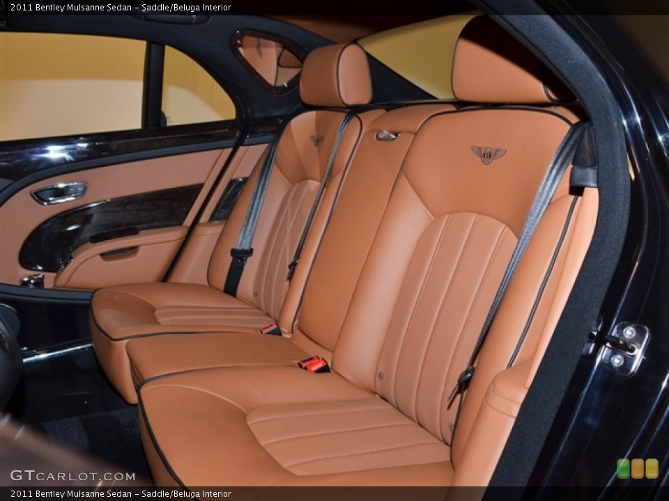 Saddle/Beluga Interior Photo for the 2011 Bentley Mulsanne Sedan #52454723