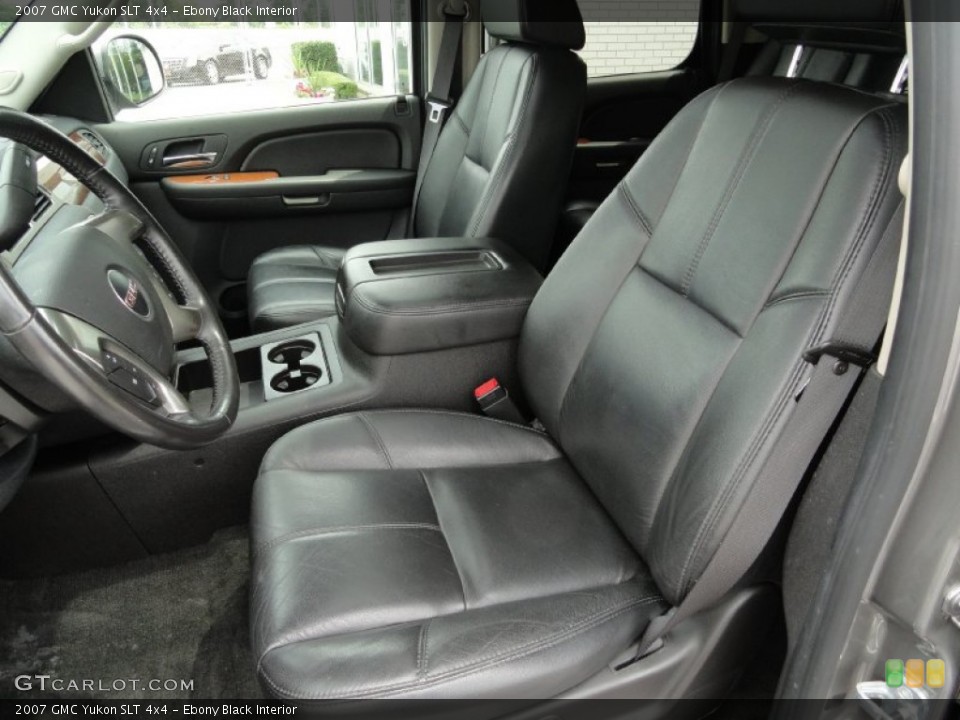 Ebony Black Interior Photo for the 2007 GMC Yukon SLT 4x4 #52456526