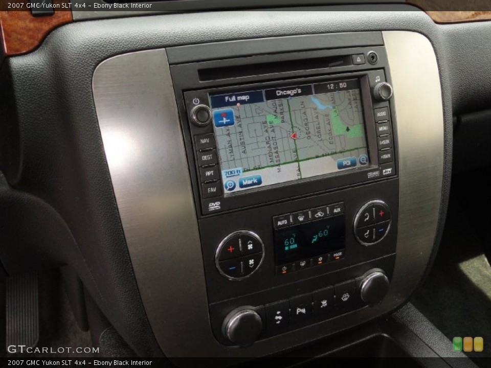 Ebony Black Interior Navigation for the 2007 GMC Yukon SLT 4x4 #52456613