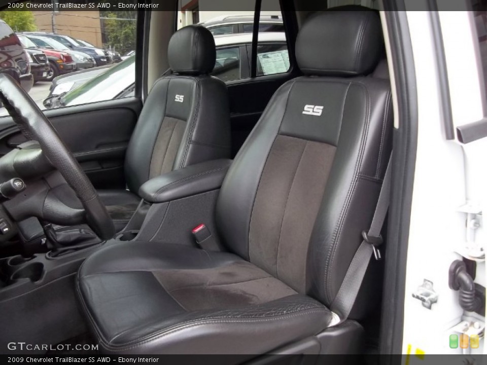 Ebony Interior Photo for the 2009 Chevrolet TrailBlazer SS AWD #52458665
